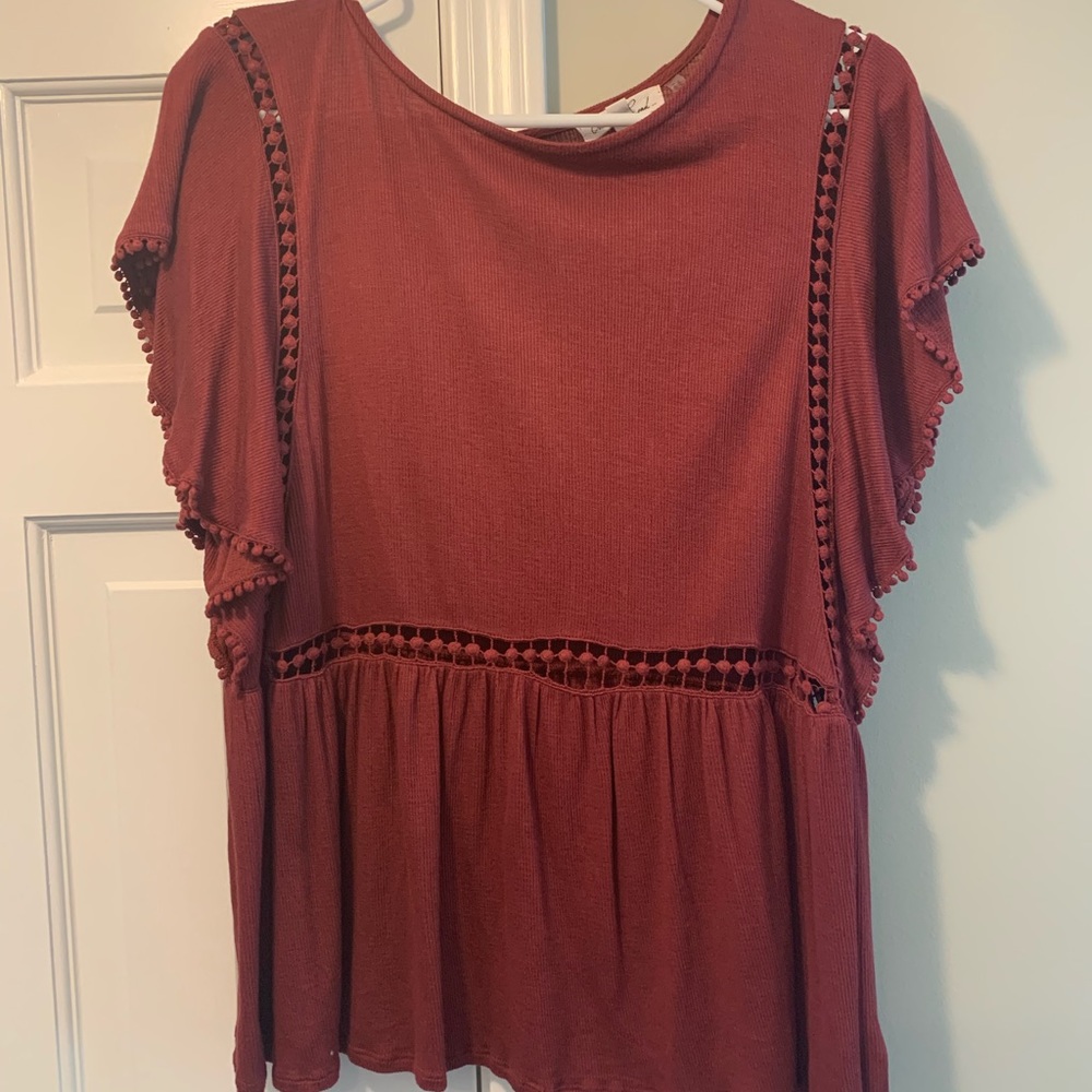 Anthropologie flowy shirt